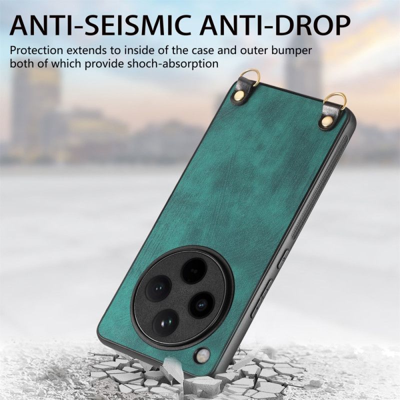 Deksel Oppo Find X8 Pro Imitert Skinn