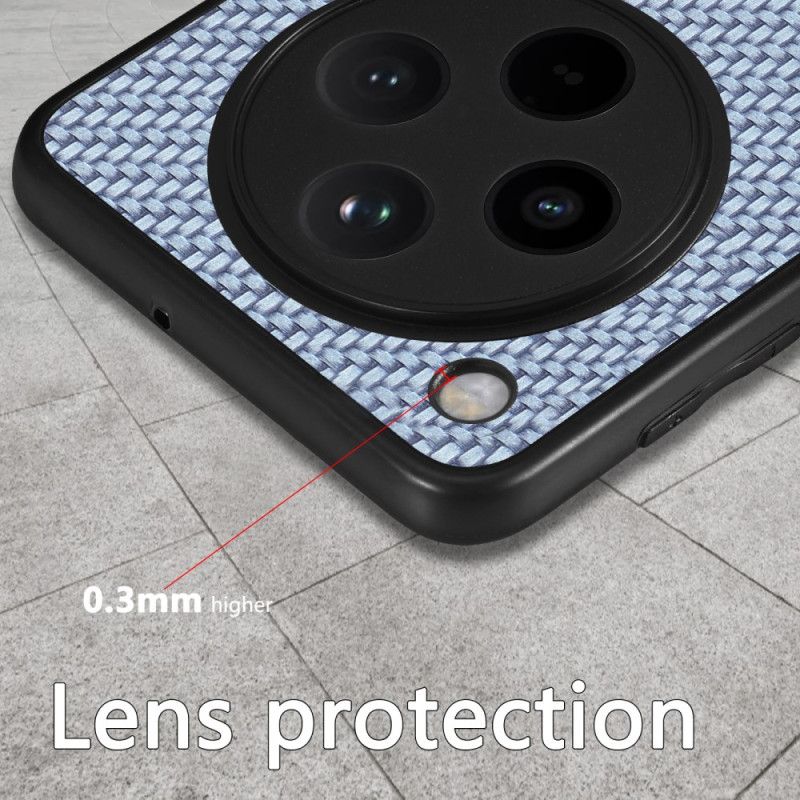 Deksel Oppo Find X8 Pro Mobildeksel Karbonfibertekstur