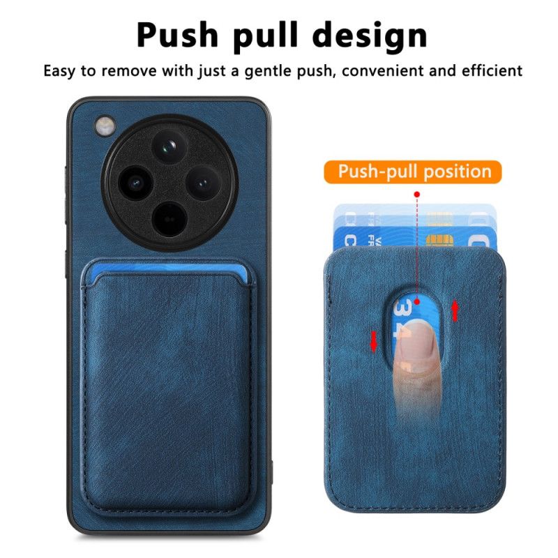 Deksel Oppo Find X8 Pro Retro Med Avtakbar Kortholder Beskyttelse Deksel