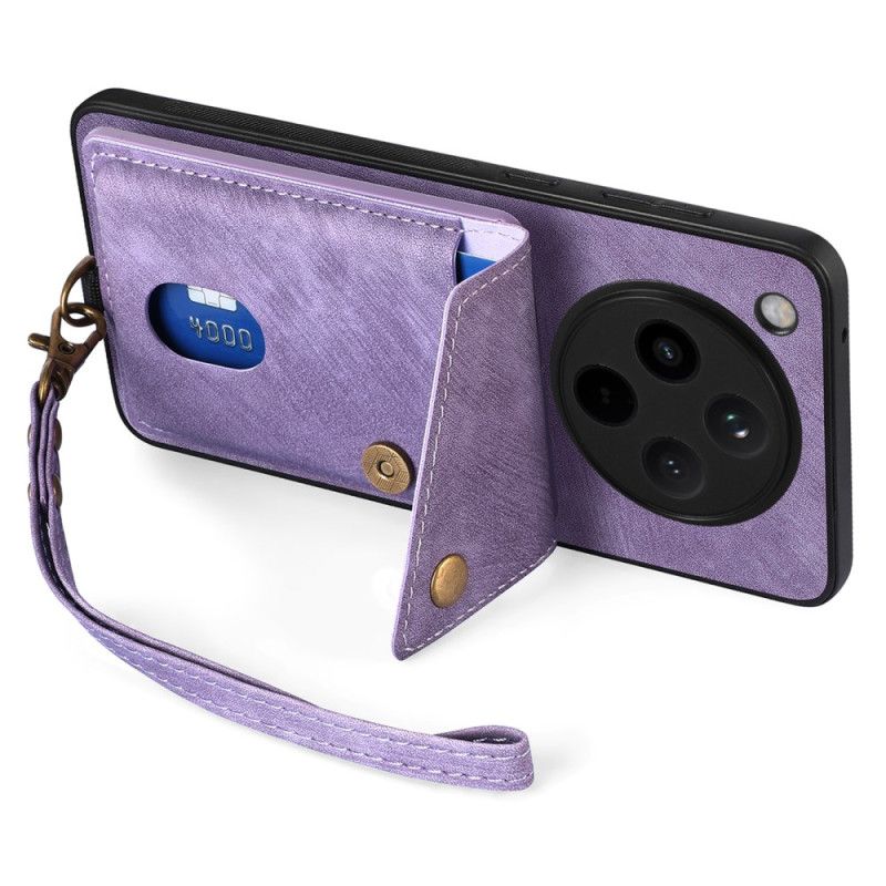 Deksel Til Oppo Find X8 Pro Kortholder Og Stativ