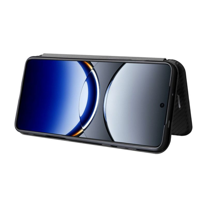 Folio Deksel Lær Oppo Find X8 Pro Mobildeksel Karbonfiber