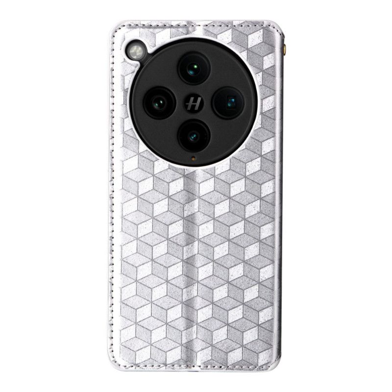 Folio Deksel Oppo Find X8 Pro Diamantmønster 3d