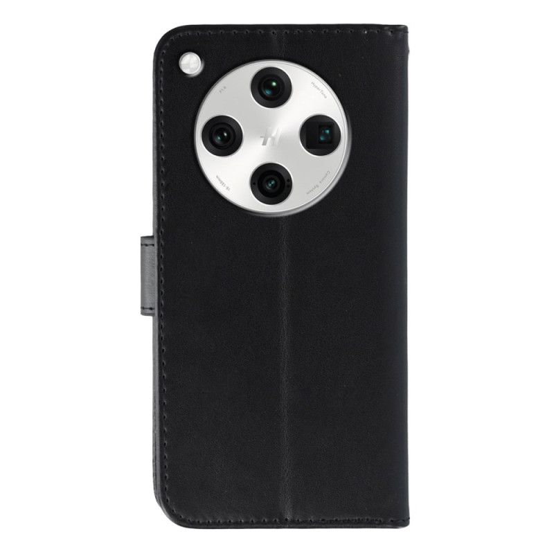 Folio Deksel Oppo Find X8 Pro Stropp I Kunstskinn