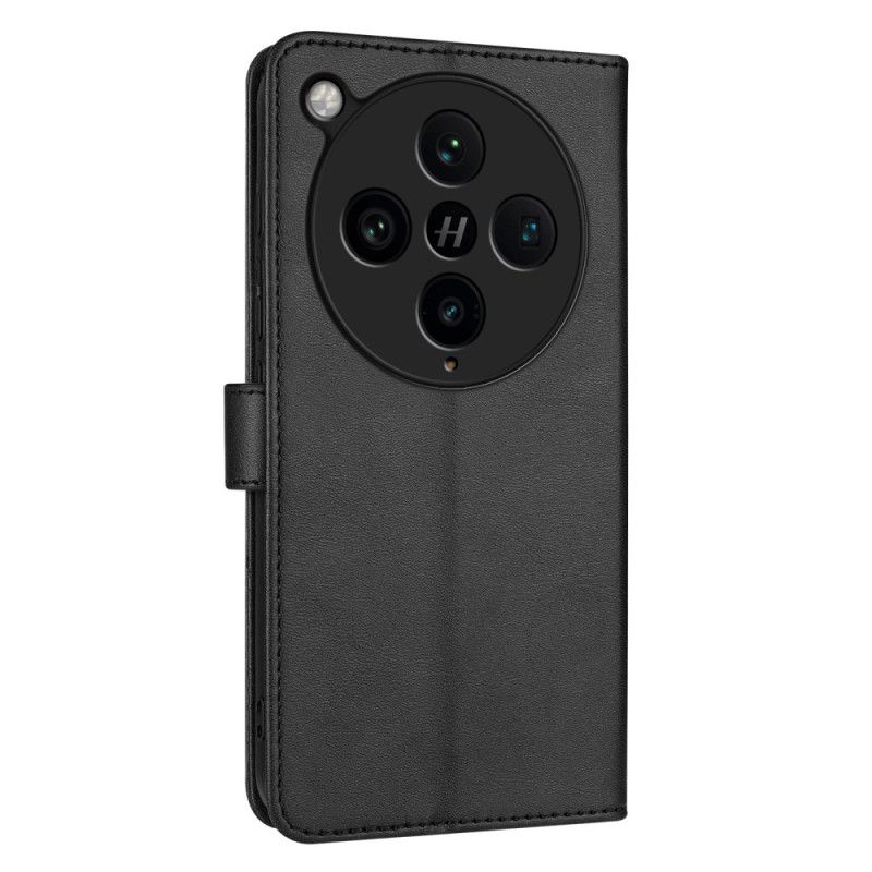 Lærdeksel Folio Deksel Oppo Find X8 Pro Mobildeksel Azns