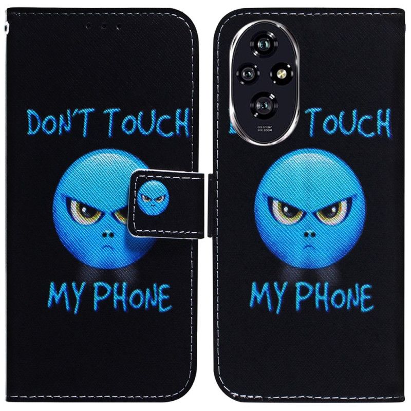Folio Deksel Honor 200 Telefon Emoji Beskyttelse Deksel