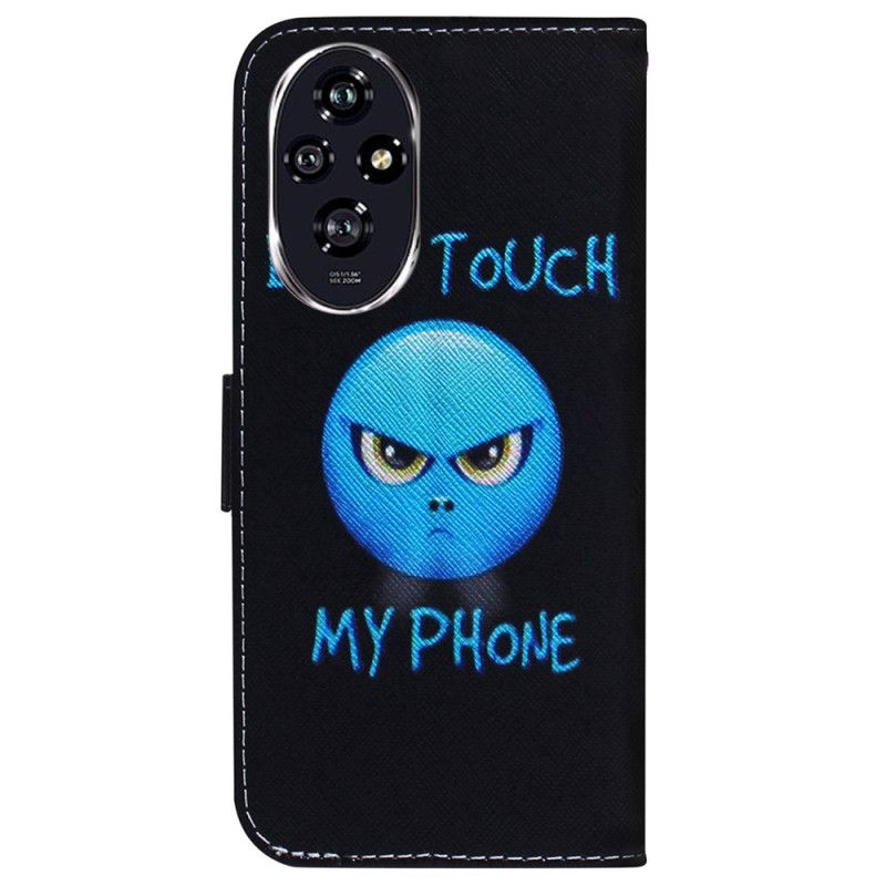 Folio Deksel Honor 200 Telefon Emoji Beskyttelse Deksel