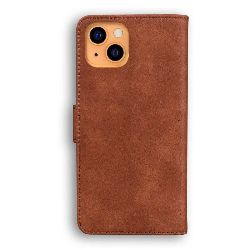 Folio Deksel Til iPhone 13 Stil Skinncouture