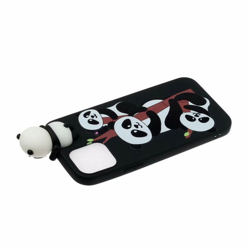 Deksel iPhone 13 Pro Max 3d Pandaer På Bambus