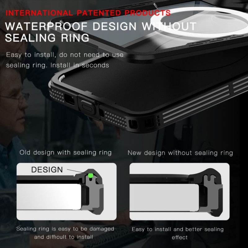 Deksel Samsung Galaxy S26 Plus Vanntett Magnetisk Redpepper