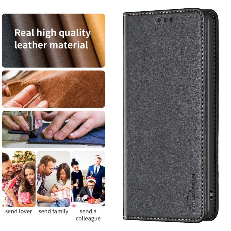 Folio Deksel Lær Samsung Galaxy S26 Plus Mobildeksel Faux Leather Binfen Farge