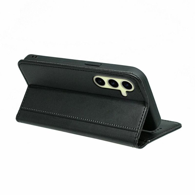 Folio Deksel Lær Samsung Galaxy S26 Plus Mobildeksel Kant