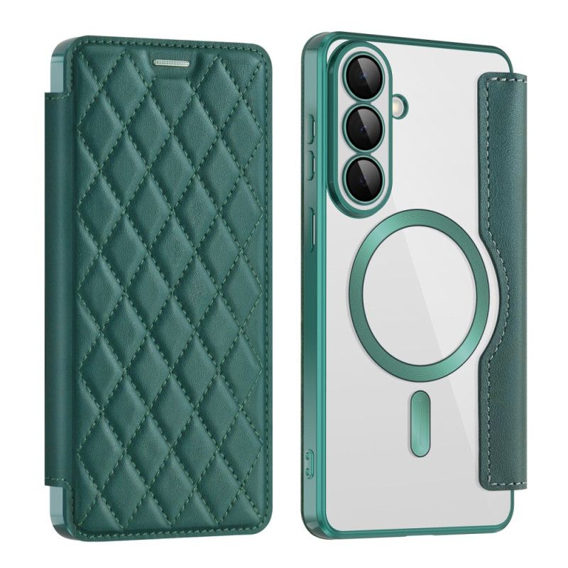 Folio Deksel Lær Samsung Galaxy S26 Plus Mobildeksel Polstret Rfid-kortholder