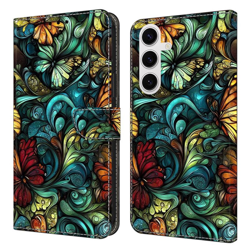Folio Deksel Samsung Galaxy S26 Plus Akvarellblomster Og Planter