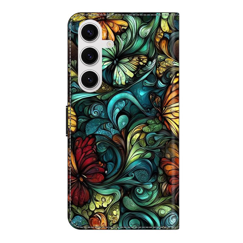 Folio Deksel Samsung Galaxy S26 Plus Akvarellblomster Og Planter
