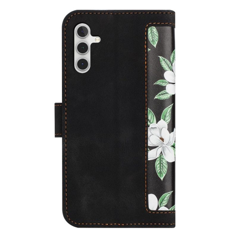 Folio Deksel Samsung Galaxy S26 Plus Blomster Med Stropp