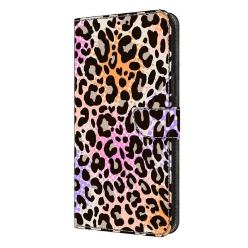 Folio Deksel Samsung Galaxy S26 Plus Flekkete Leopardmønster