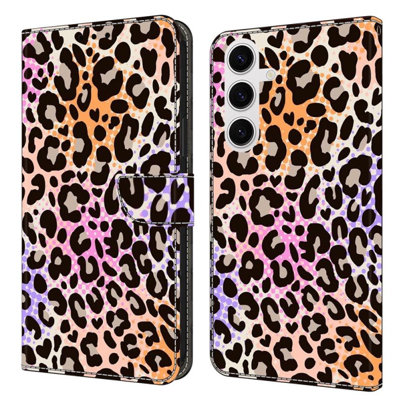 Folio Deksel Samsung Galaxy S26 Plus Flekkete Leopardmønster