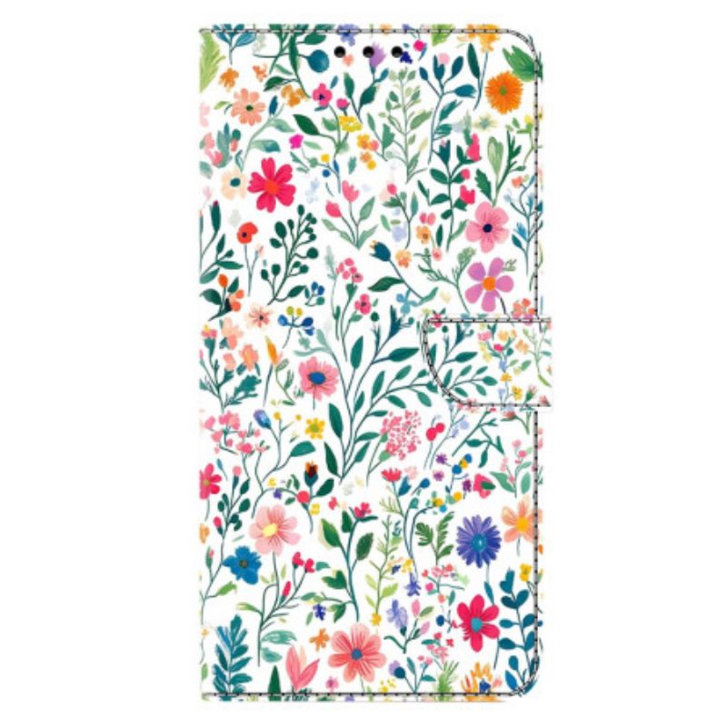 Folio Deksel Samsung Galaxy S26 Plus Lite Blomsterbed