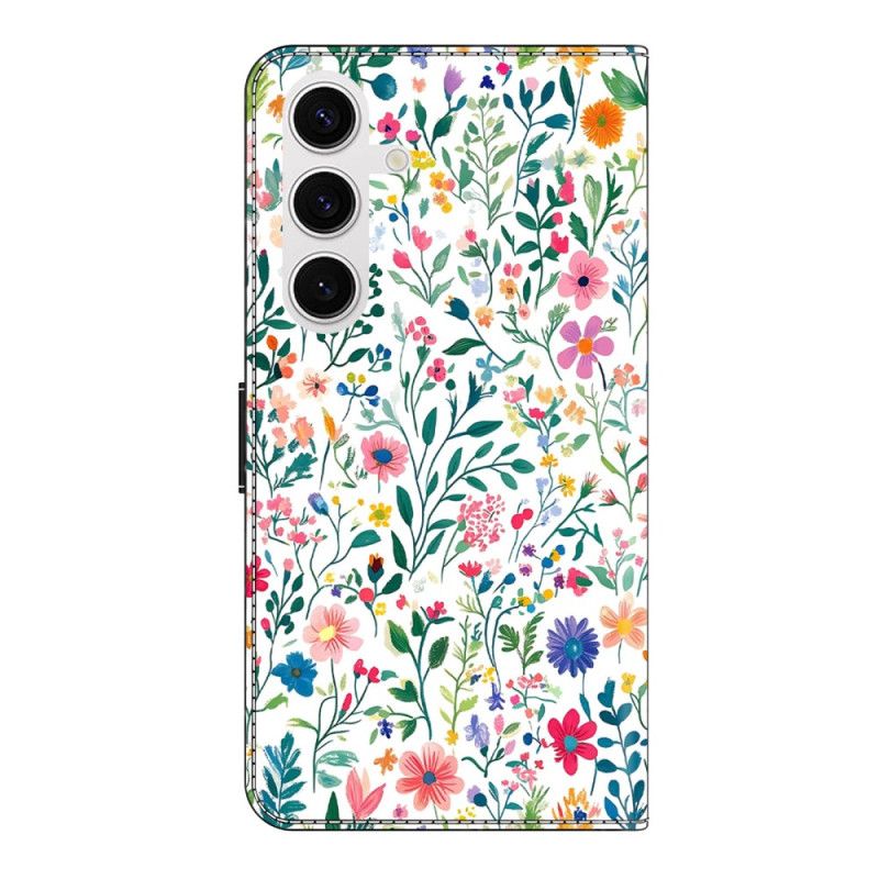 Folio Deksel Samsung Galaxy S26 Plus Lite Blomsterbed