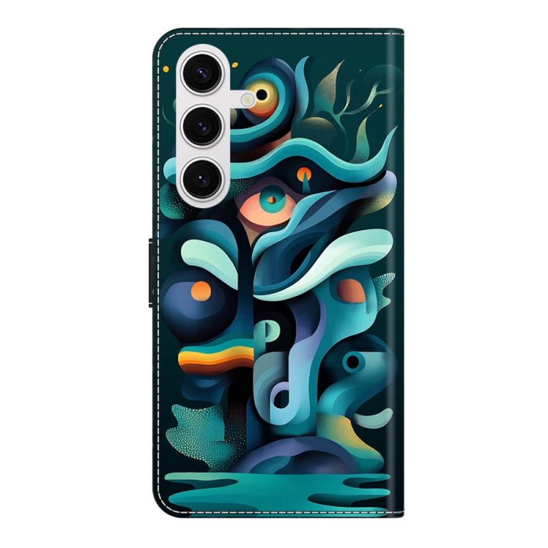 Folio Deksel Samsung Galaxy S26 Plus Ombregrønn Graffiti Beskyttelse Deksel