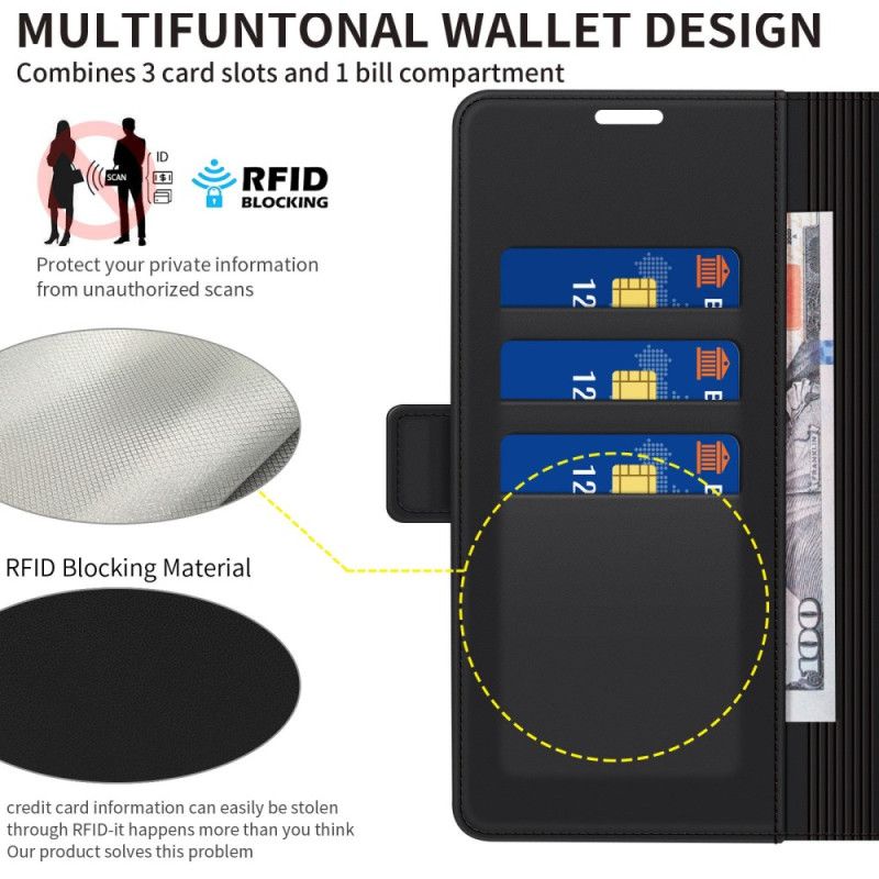 Folio Deksel Samsung Galaxy S26 Plus Rfid-blokkering Beskyttelse Deksel