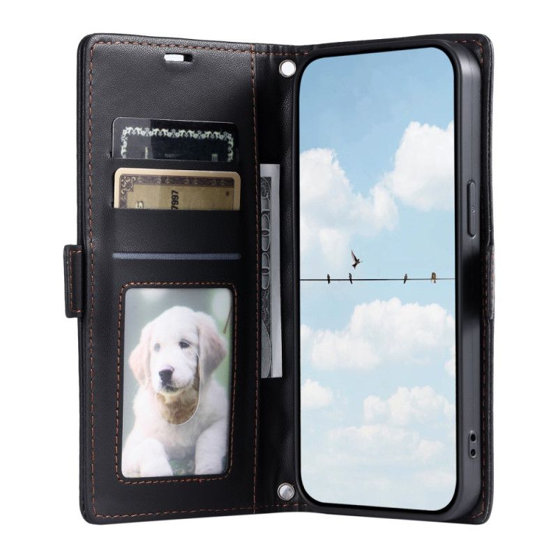 Folio Deksel Samsung Galaxy S26 Plus Vattert Vintagedesign Beskyttelse Deksel