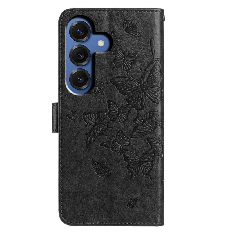 Folio Deksel Til Samsung Galaxy S26 Plus Barokk Sommerfugl