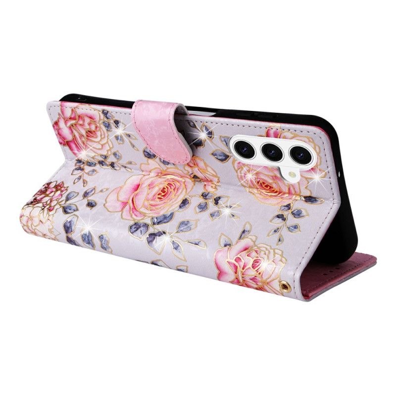 Folio Deksel Til Samsung Galaxy S26 Plus Blomster