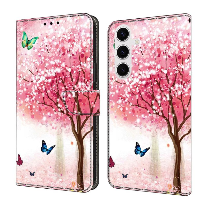 Folio Deksel Til Samsung Galaxy S26 Plus Kirsebærblomster
