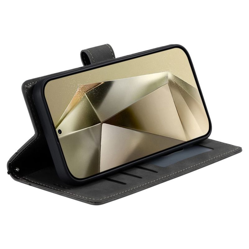 Folio Deksel Til Samsung Galaxy S26 Plus Mandala-semsket Skinneffekt