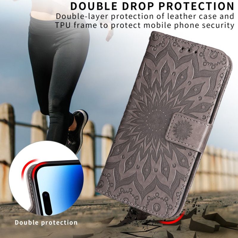 Lærdeksel Folio Deksel Samsung Galaxy S26 Plus Mandala