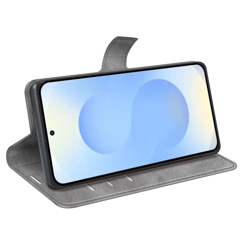 Lærdeksel Folio Deksel Samsung Galaxy S26 Plus Mobildeksel Lærstil