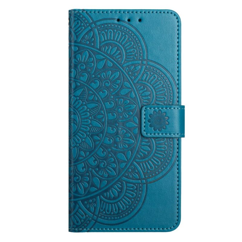 Lærdeksel Folio Deksel Samsung Galaxy S26 Plus Mobildeksel Mandala-gravering