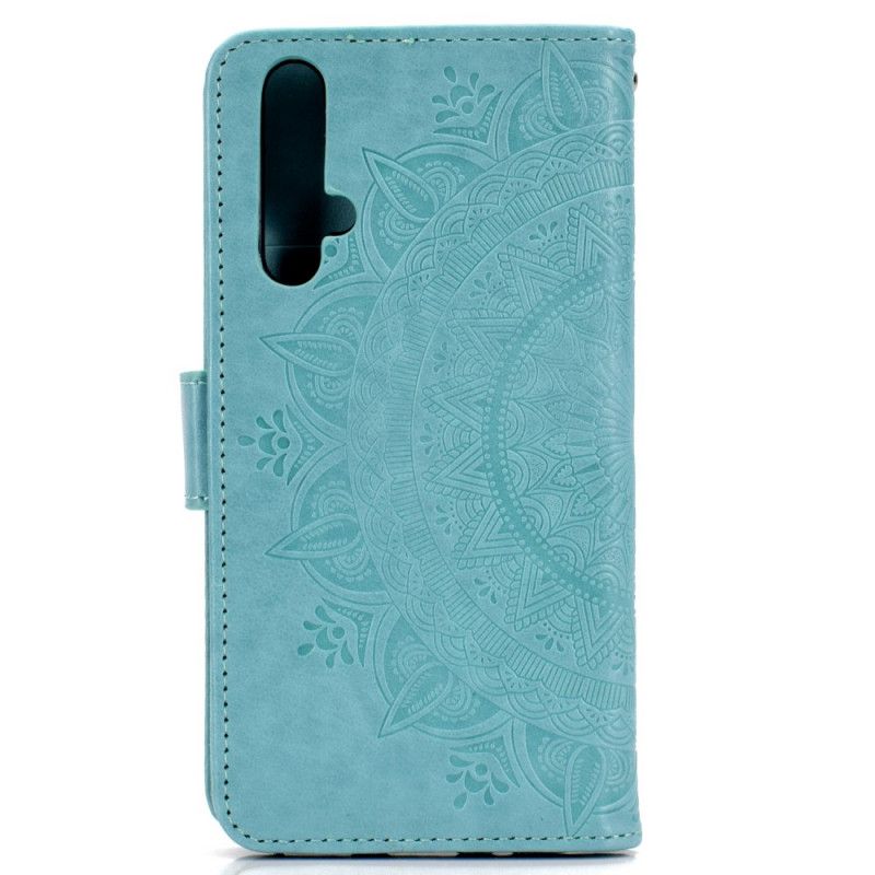 Folio Deksel for Huawei Nova 5T Grå Solmandala
