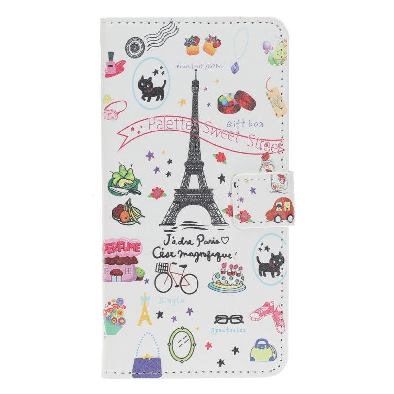 Folio Deksel Huawei Nova 5T Jeg Elsker Paris
