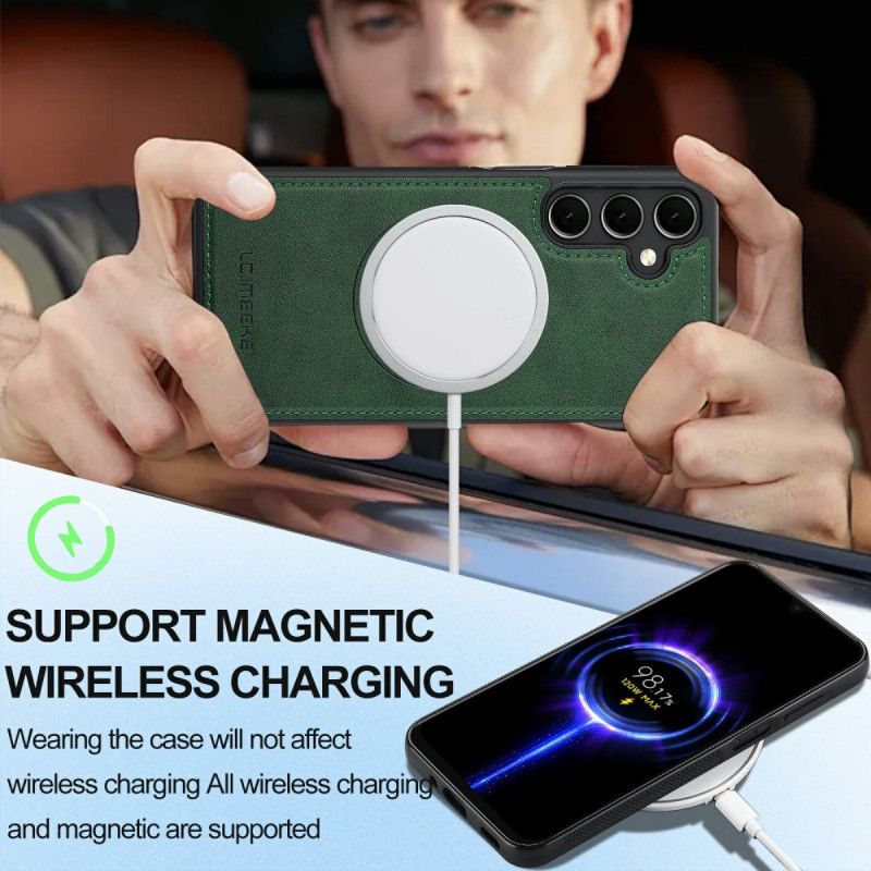 Deksel Samsung Galaxy S25 Fe Avtakbar Magnetisk Kortholder Beskyttelse Deksel