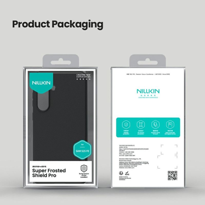 Deksel Samsung Galaxy S25 Fe Frostet Skjerm Nillkin Beskyttelse Deksel