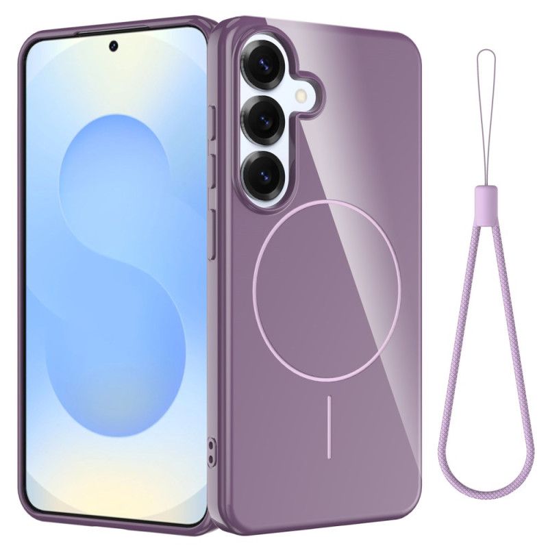 Deksel Samsung Galaxy S25 Fe Kompatibel Med Magsafe Med Håndleddsstropp Beskyttelse Deksel