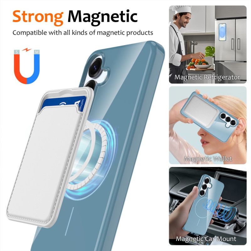 Deksel Samsung Galaxy S25 Fe Kompatibel Med Magsafe Med Håndleddsstropp Beskyttelse Deksel