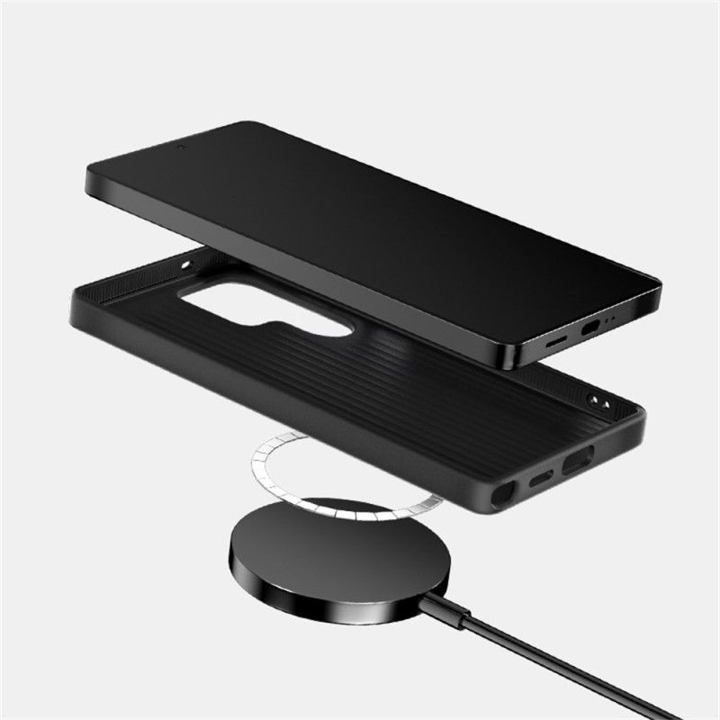 Deksel Samsung Galaxy S25 Fe Magsafe-kompatibel Mikropreging Abeel