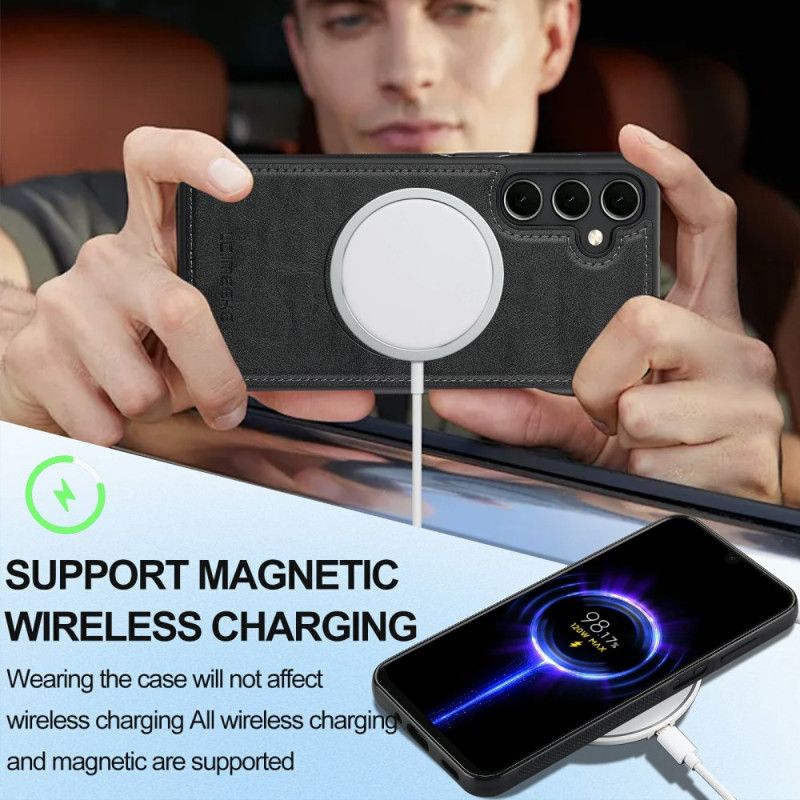 Deksel Samsung Galaxy S25 Fe Magsafe-kompatibel Skinnstil Beskyttelse Deksel