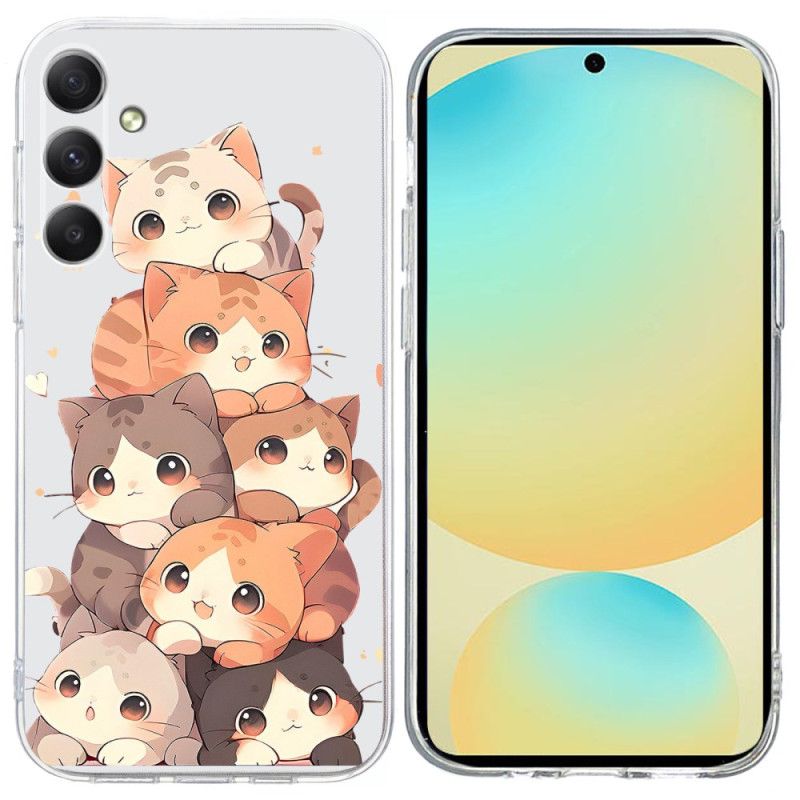 Deksel Samsung Galaxy S25 Fe Mobildeksel Haug Med Kattunger