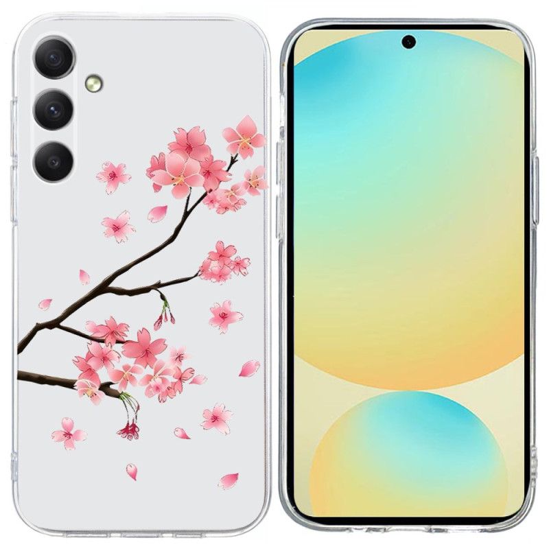 Deksel Samsung Galaxy S25 Fe Mobildeksel Plommeblomster