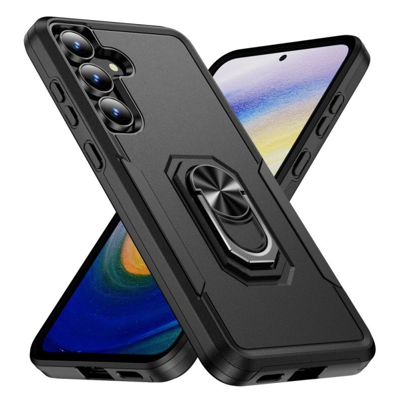 Deksel Samsung Galaxy S25 Fe Ringholder Med Metalleffekt