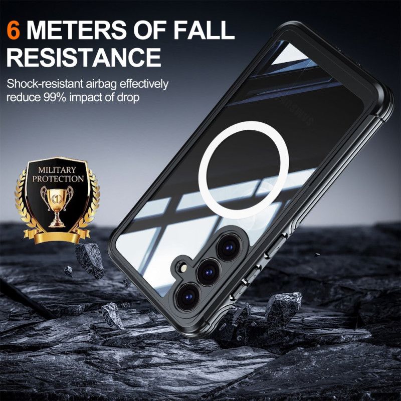 Deksel Til Samsung Galaxy S25 Fe Magnetisk Med Skjermbeskytter