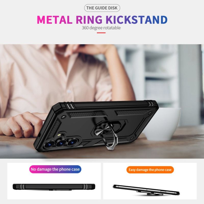 Deksel Til Samsung Galaxy S25 Fe Robust Med Roterende Ringholder