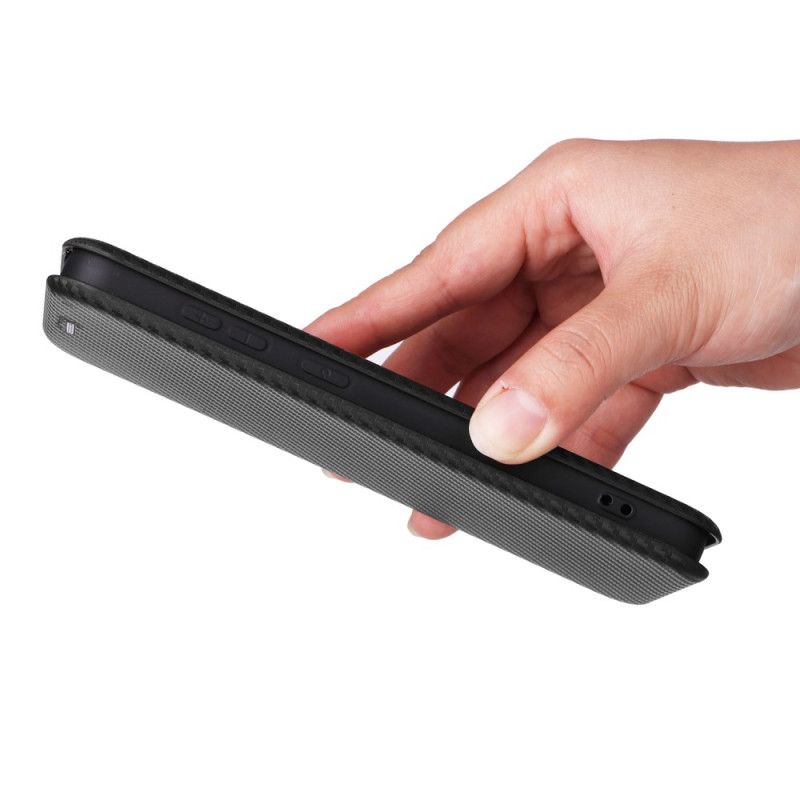 Folio Deksel Lær Samsung Galaxy S25 Fe Mobildeksel Karbonfiber