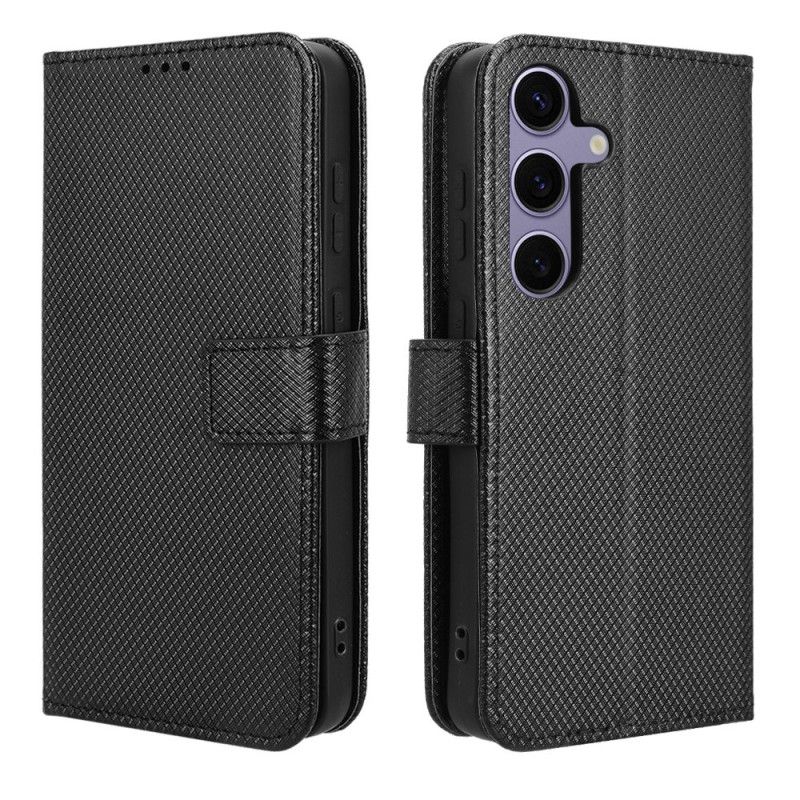 Folio Deksel Samsung Galaxy S25 Fe Diamanttekstur Beskyttelse Deksel