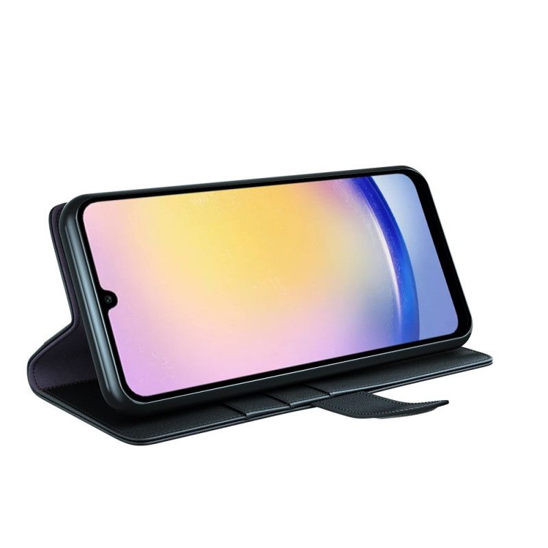 Folio Deksel Samsung Galaxy S25 Fe Ekte Skinn