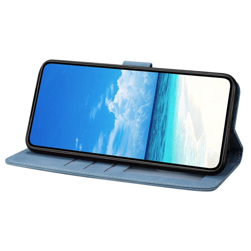 Folio Deksel Samsung Galaxy S25 Fe Sommerfugltrykk Beskyttelse Deksel